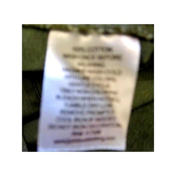 Junk Food Clothing Size Medium Girls Khaki Green Utility Jacket #F-1-10 - Picture 6 of 6